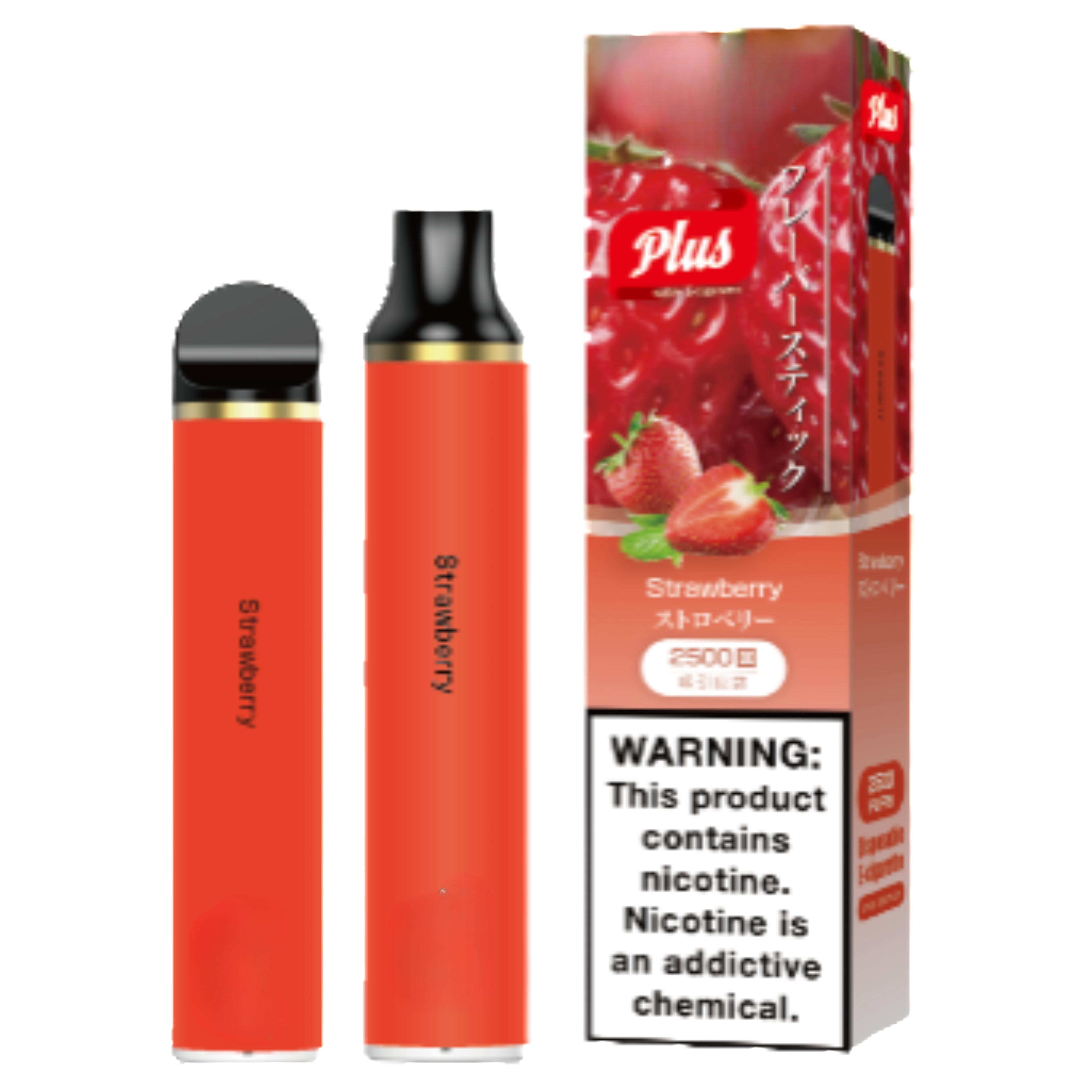 PLUS 2500 Puffs Disposable E-cigarette - Long-lasting Flavorful Vaping